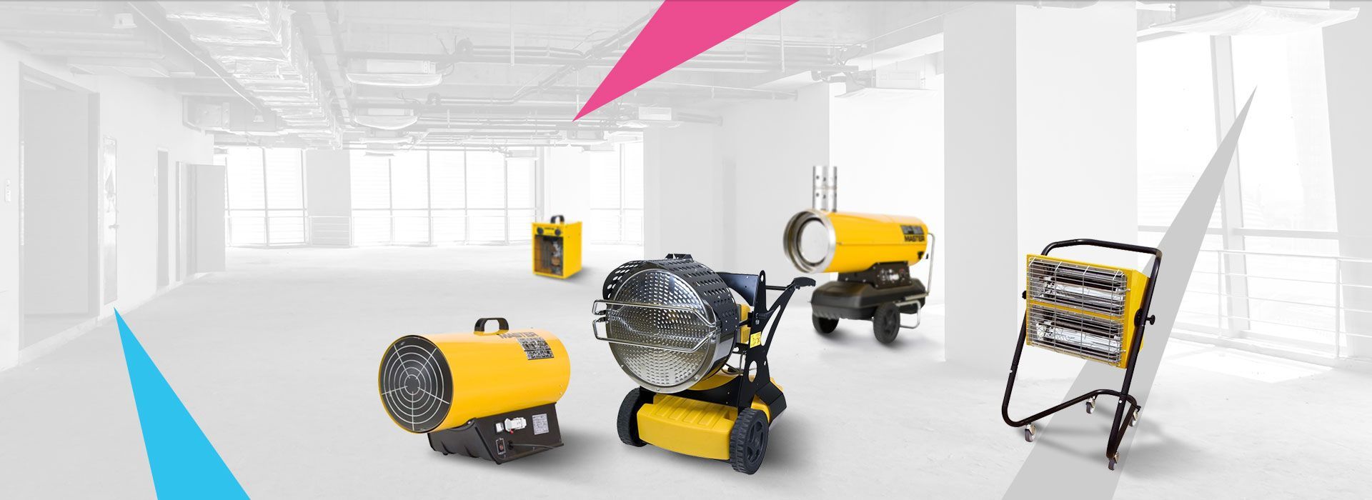 Ogrzewanie  zastępcze budynków, pomieszczeń, hal i magazynów